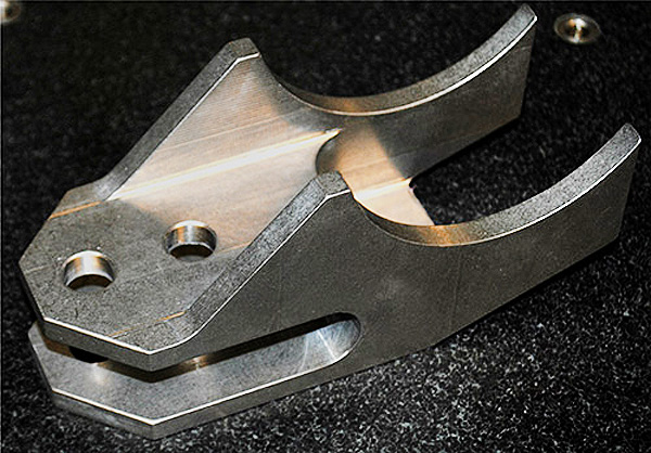 Pride Tool Machine Shop precision-machined component part for customer.